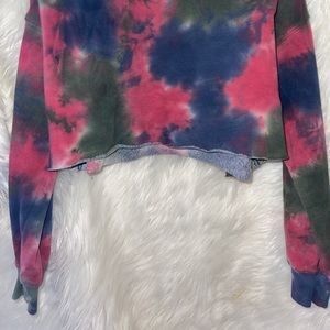 Forever 21, size small cropped tie dye sweatshirt